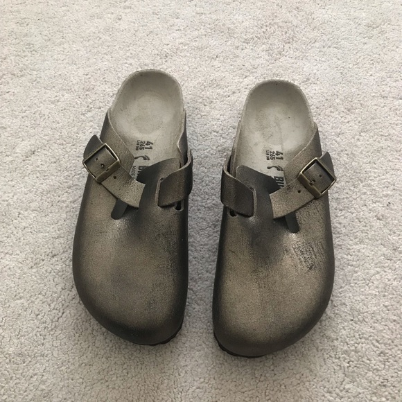 birkenstock boston gold